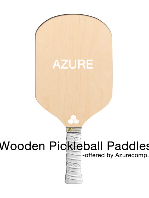 wooden pickleball paddle