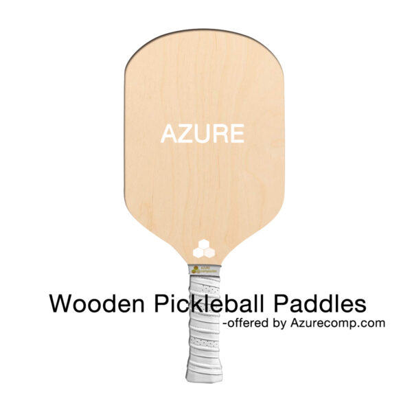 wooden pickleball paddle